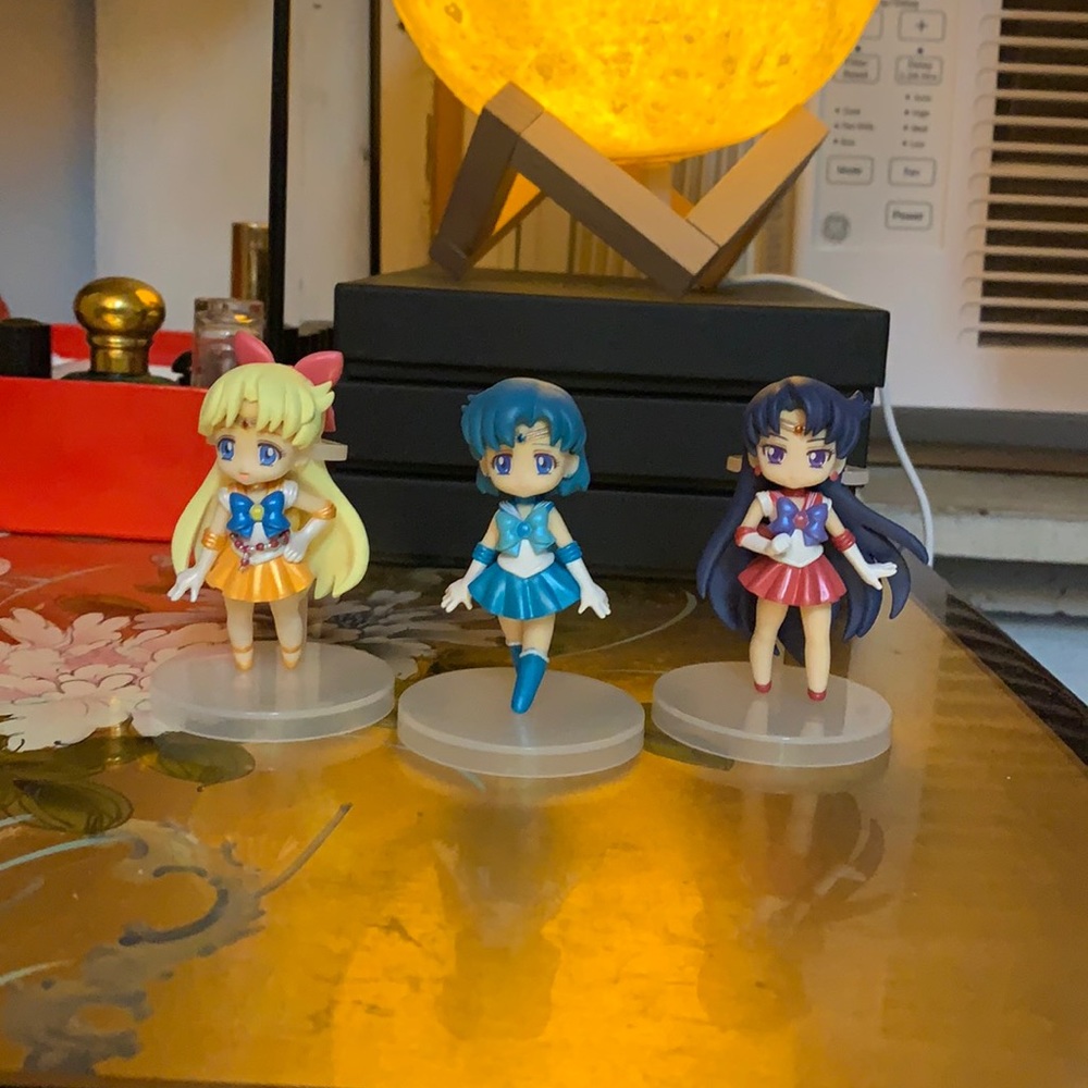 Sailor Mars, Sailor Mercury, and Sailor Venus